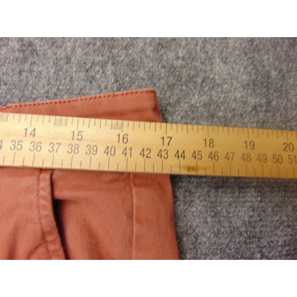 Lucky Brand 410 Athletic Chino Mens 34x30 Orange Casual Preppy Coastal - Picture 6 of 11